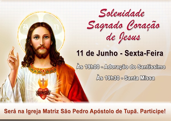 Comunidade promove festa em honra ao Sagrado Cora��o de Jesus
